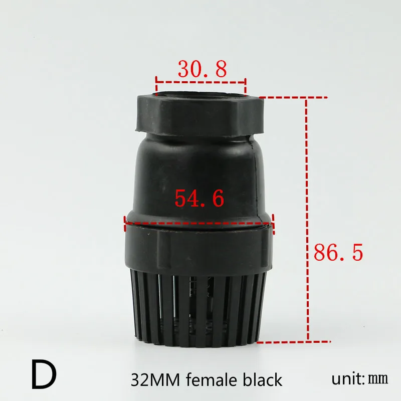 Пластиковый односторонний обратный клапан душевая головка пластиковый водяной