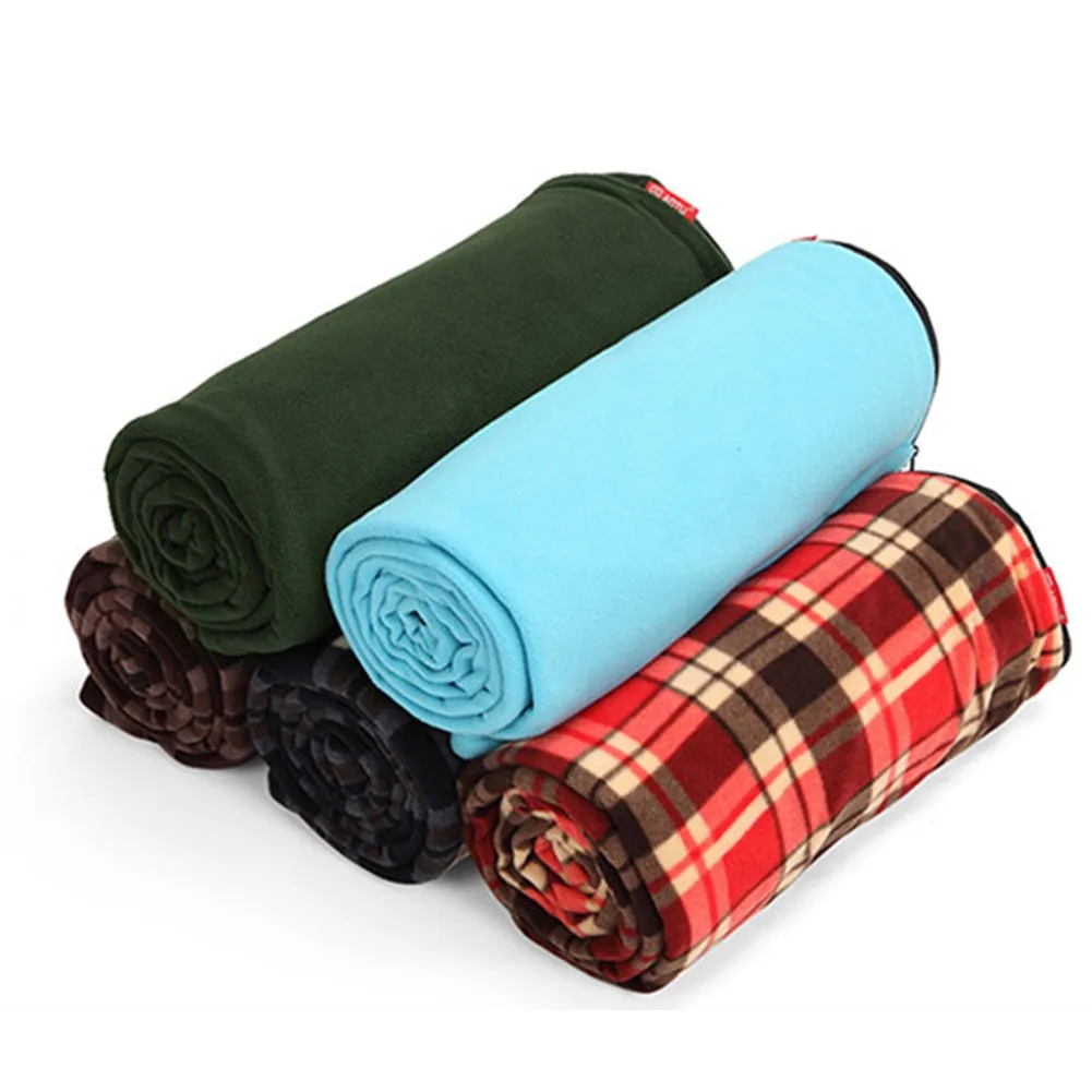

Portable Fleece Sleeping Bag Lining Camping Sleeping Bag Travel Warm Blanket Ultra-light Hiking Tent Bed Travel Warm Blanket