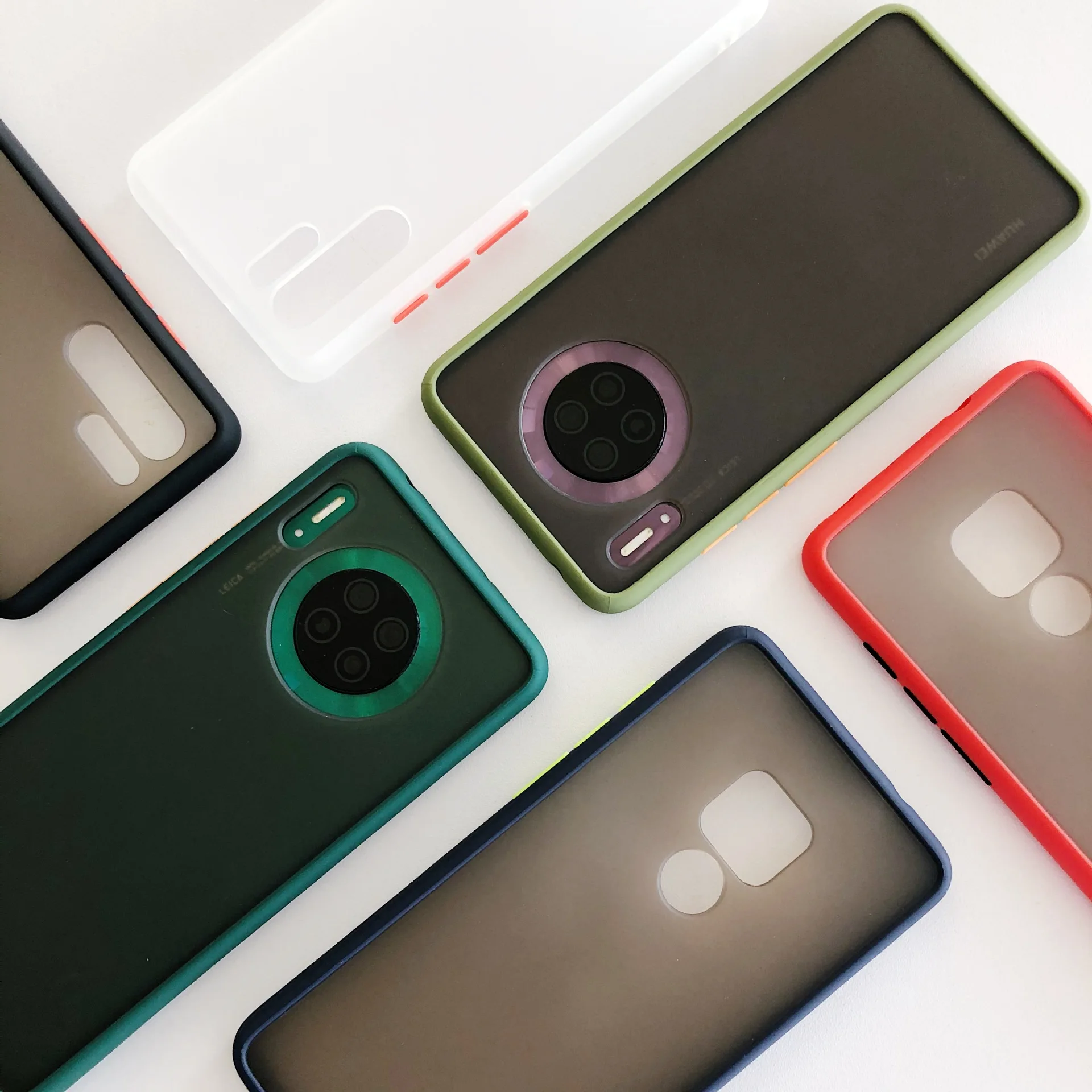 Подходит для HUAWEI20 P20pro P30 P30PRO Mate30 Mate30PRO Nova4e P40 матовый Силиконовый чехол с защитой