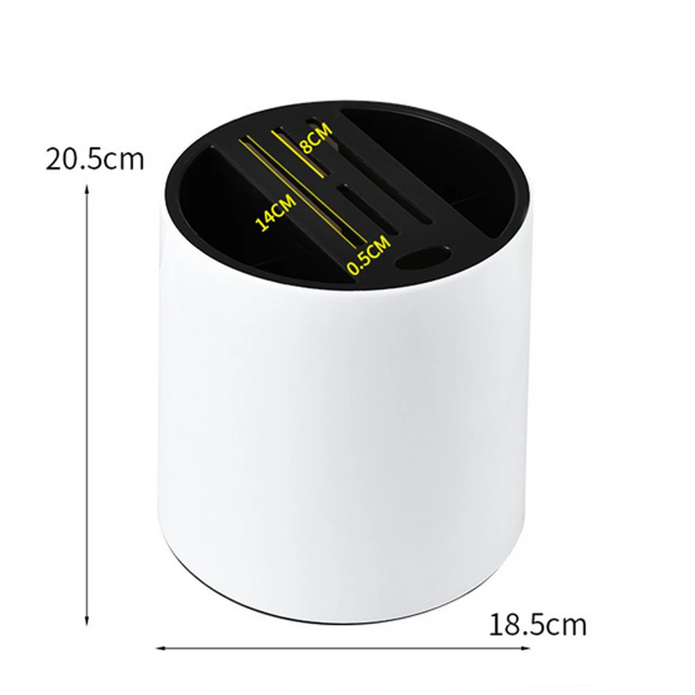 

Multifunctional Rotating Knife Holder Kitchen Knives Racks Holder Spoon Chopstick Cage Household Knife Stand Organizer