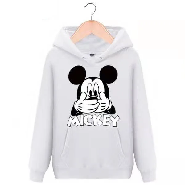 Одержимая бледно-лиловый. disney осенне-зимние пары Новая детская пижама с Микки Маусом Мышь покрытия изо рта утепленный пуловер пальто с мультяшным принтом