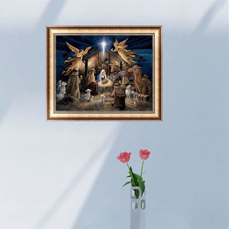 DIY 5D Diamond Painting Angels Embroidery Cross Stitch Crafts Home Decor | Дом и сад