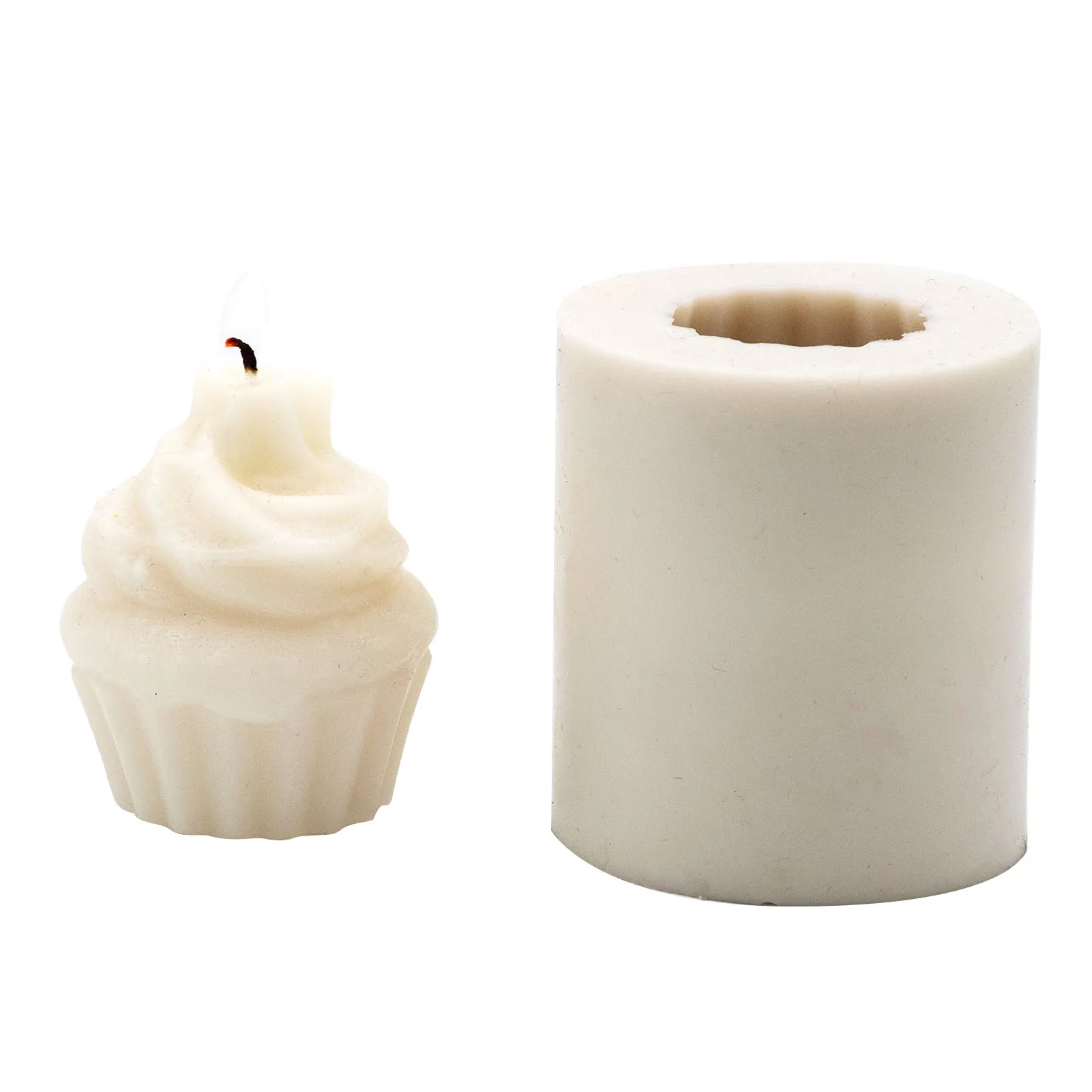 

3D Candle Silicone Mold Hand-made Chocolate Molds Cake Decorating Tool Mould DIY Making Supplies Handcraft Ornaments Home Decor