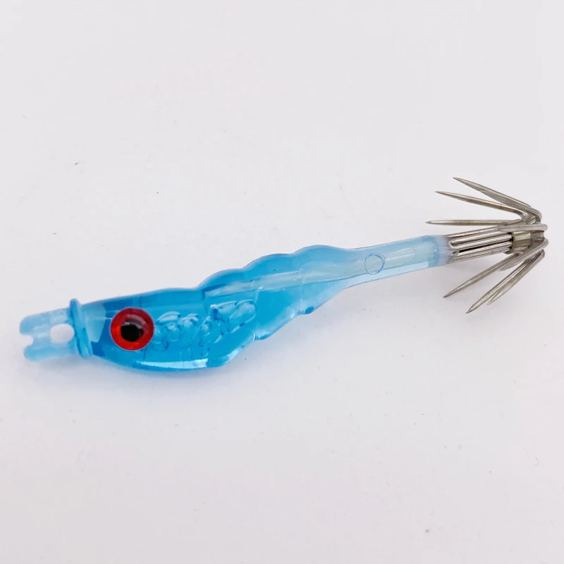 Трубчатый рыболовный крючок-Осьминог для морской рыбалки 2 шт. * 5 см/1 г японская