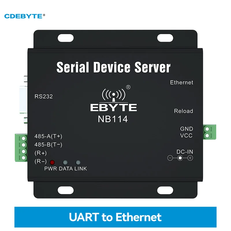 UART to Ethernet Серийный сервер TCP и UDP Modbus шлюз NB114 Поддержка большого расстояния