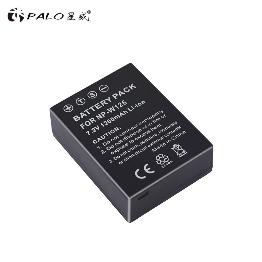 PALO 4 шт Цифровые Батареи NP-W126 батареи камеры для FUJL X-E3/2/1 Pro1/2 X-E2S/100F/M1/A1/2/10 X-T1/2/10/20