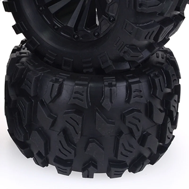 

4PCS 125mm 1/10 Monster Truck Tire & Wheel Hex 12mm for Traxxas Tamiya Kyosho HPI HSP Savage XS TM Flux LRP