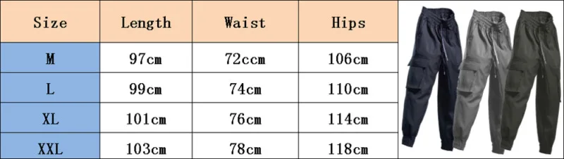 

Cool Style Men Multi-pocket Casual Sports Long Pants Male Loose Comfort Running Joggers Gym Sweatpants Plus Size