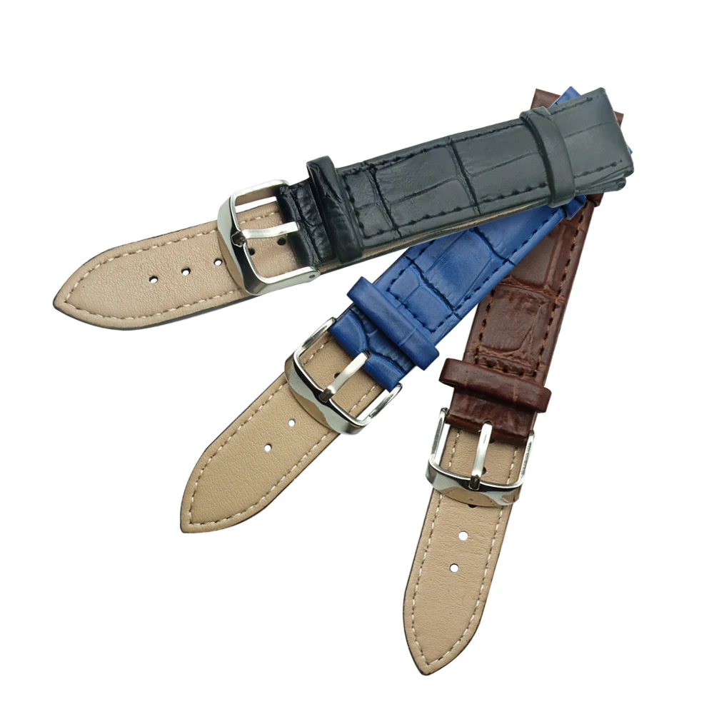 Ремешок для часов Tissot Seiko мягкий ремешок из натуральной кожи 15 мм 17 19 20 21