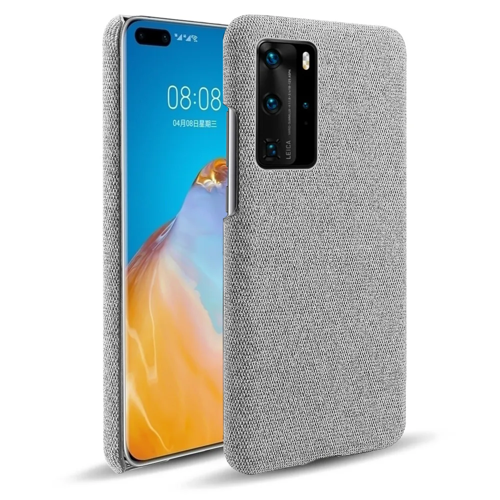 

Cloth Cases For Huawei P40 Pro Case P 40 Pro Plus Case Slim Retro Cloth Hard Phone Cover For Huawei P40 Pro+ Funda Coque Capa