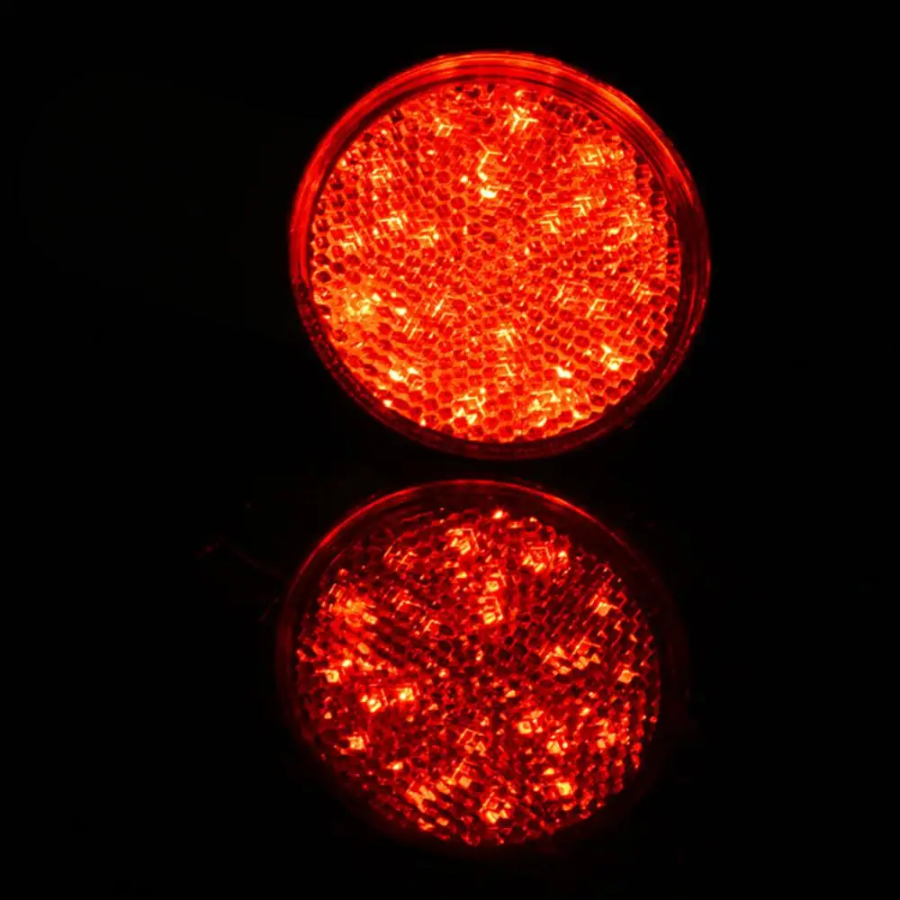 1 шт. мотоциклетный тормоз 24 SMD Автомобильный Круглый задний фонарь s