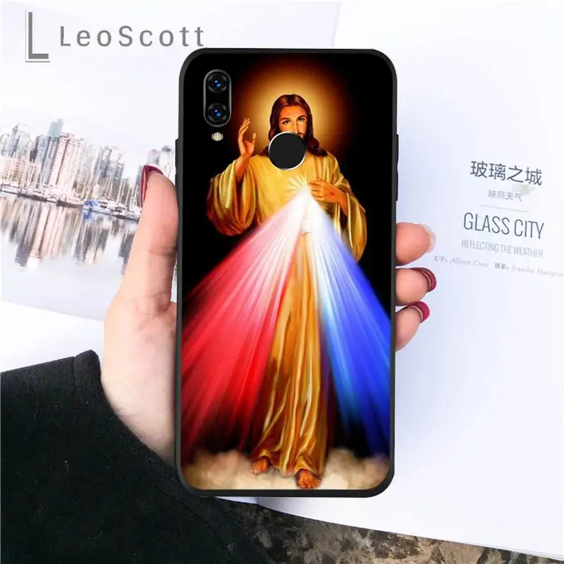

Jesus Sacred Heart Phone Case For Huawei P9 P10 P20 P30 Pro Lite smart Mate 10 Lite 20 Y5 Y6 Y7 2018 2019