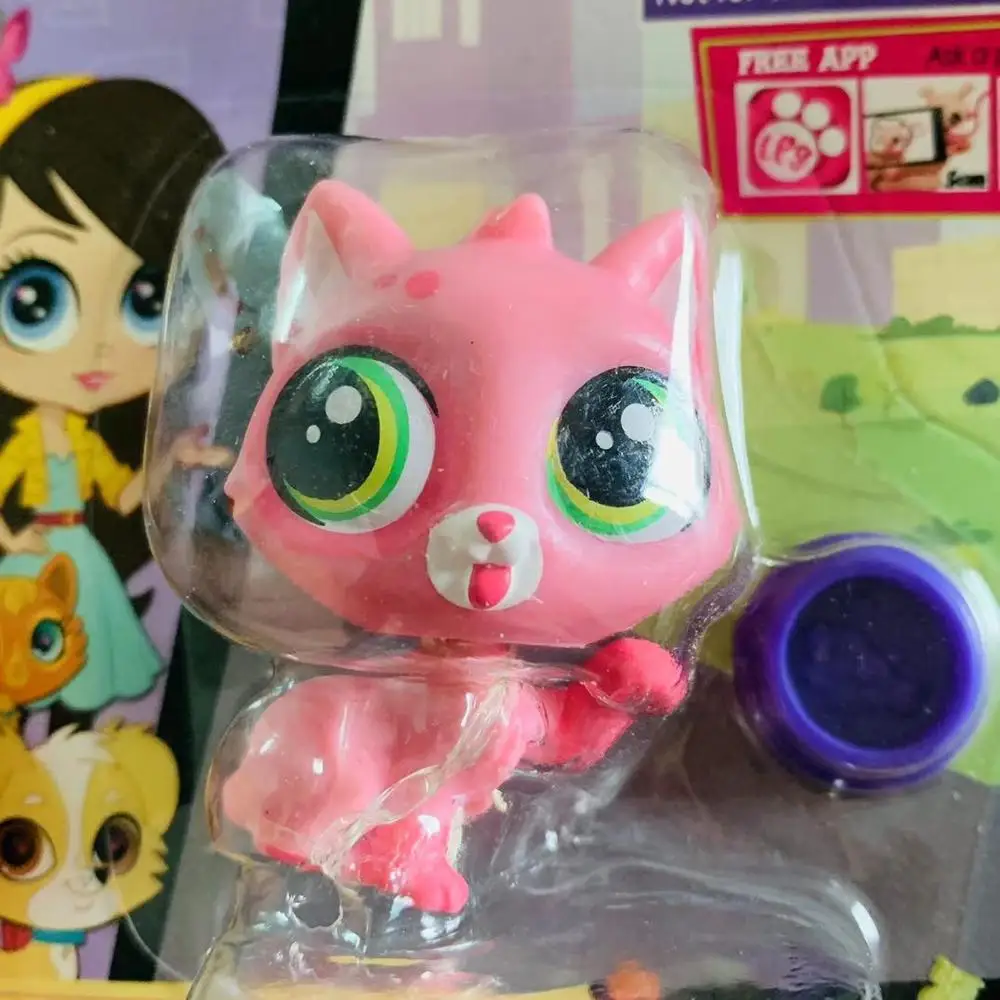 LPS кошка милая кукла маленькое животное полка модель игрушки Мини собака старый