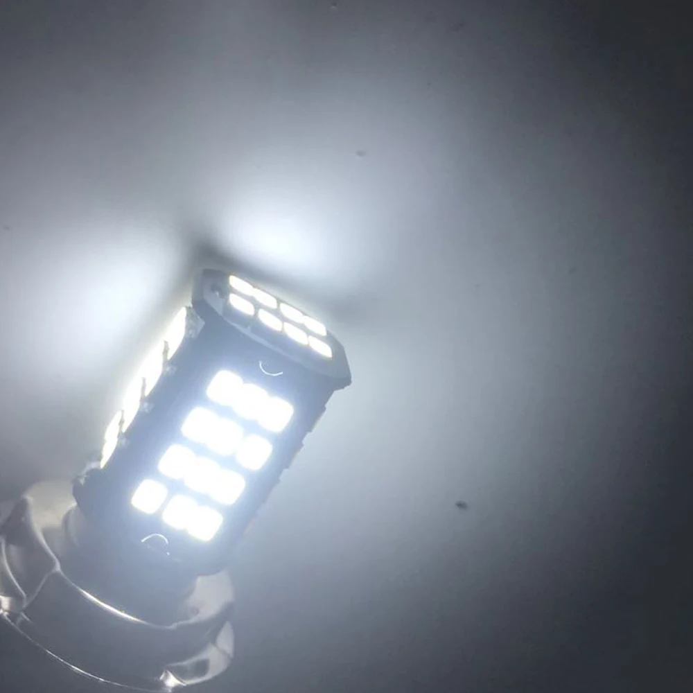 2x P26S светодиодная фара для мотоцикла от 6V 12V Led 2835 56SMD мото фар лампы 960lm Супер Белый
