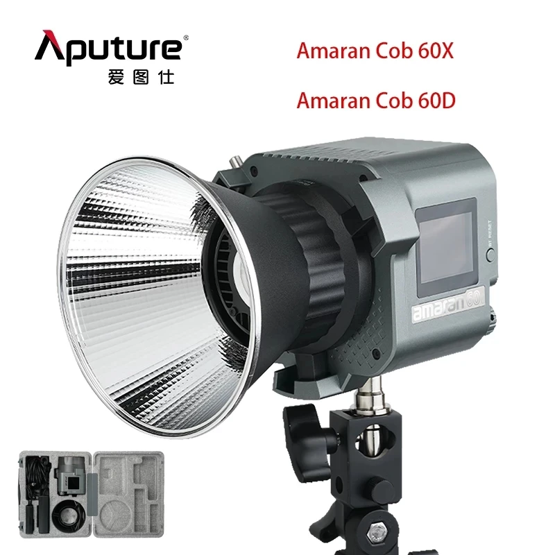 

Aputure Amaran Cob 60X двухцветный 2700K-6500K Cob 60D 5500K портативный светильник для фотосъемки ручной светильник для внутреннего и наружного съемки