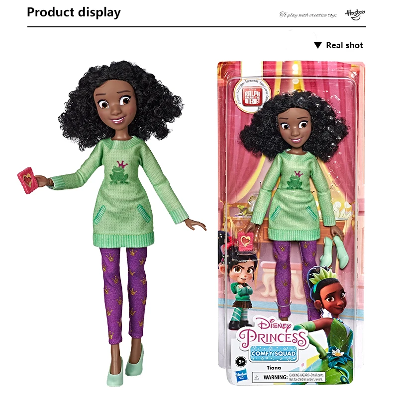Hasbro Дисней Принцесса Белль Рапунцель Тиана Comfy Squad Ральф день рождения Wreck-It Ральф разбивает интернет куклы