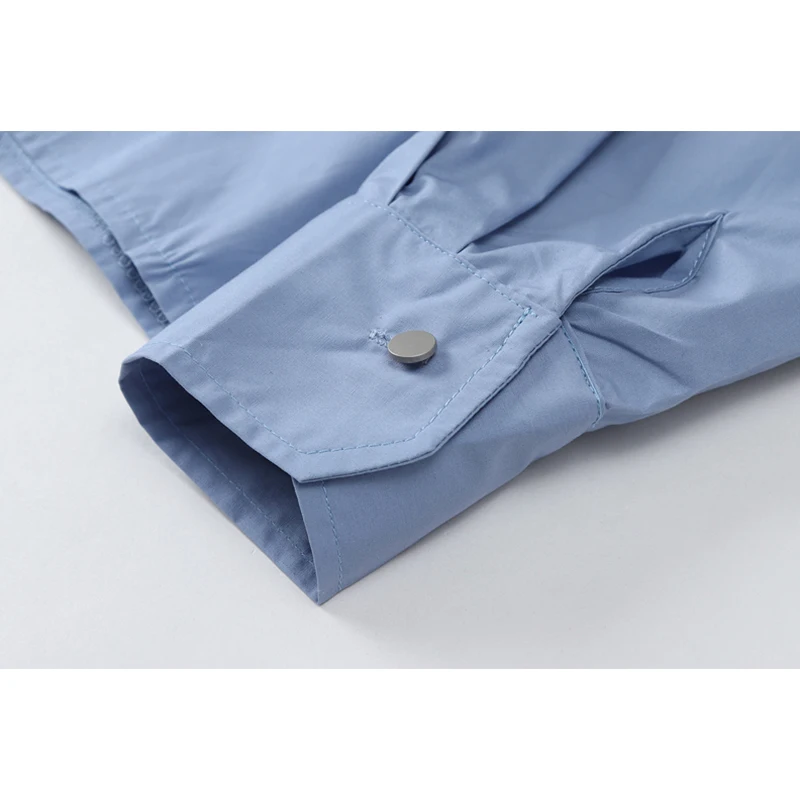 

Shirt Sweatshirt Women Fashion Knit Spliced Casual Oversized Long Sleeve Blouse Mujer Elegant Spring Pullover Stand Neck Tops