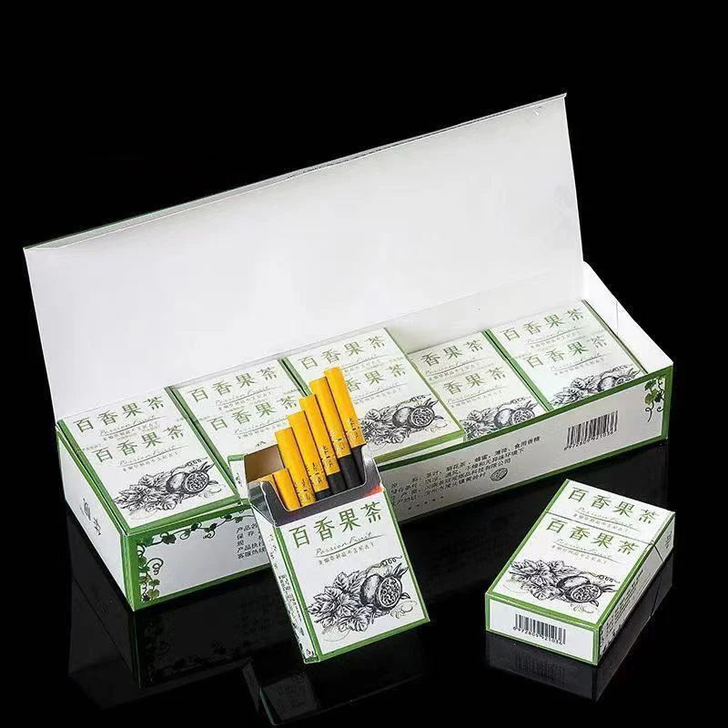 

Hua Liang Passion Fruit Flavour Chinese Cigarette to Quit Smoking Clear Lung No Tobacco No Nicotine Tea Smoke