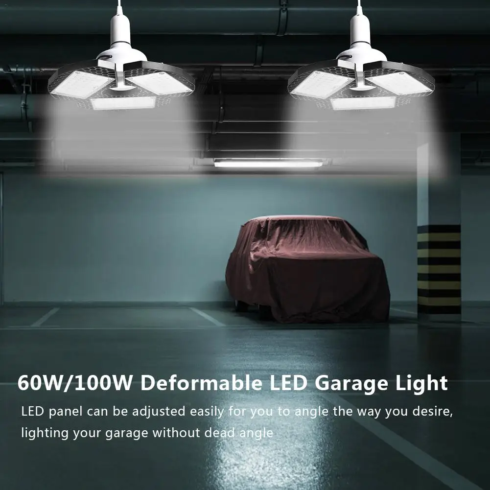 100/60W светодиодный гараж лампы не деформируется и промышленный подвесной