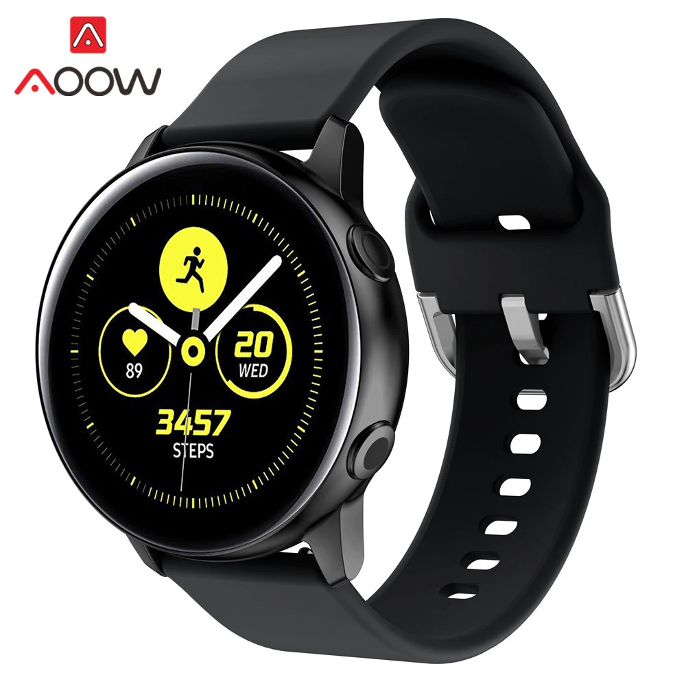 20 мм силиконовый ремешок для часов samsung Galaxy Watch Active 42 мм S2 Huami Amazfit Bip Leopard браслет с принтом ремешок Correa