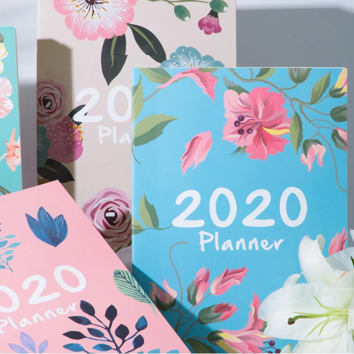 А4 дня цветы 2020 ежедневный ежемесячный год для планирования расписания ручные