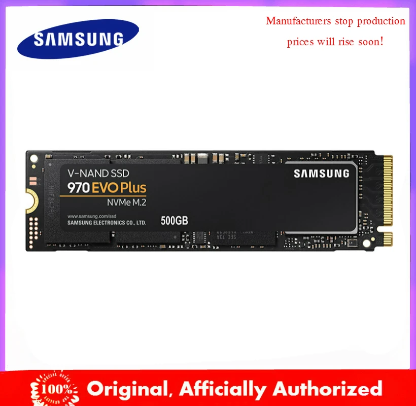 Карта памяти Samsung 970 EVO PLUS M.2 SSD 250 Гб/500 Гб/ 1 Тб NVMe PCIe внутренний твердотельный диск
