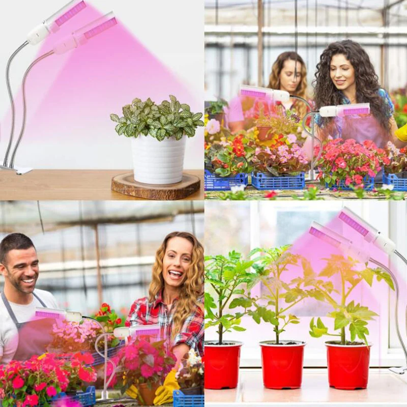 Светодиодные лампы полного спектра для выращивания растений комнатные