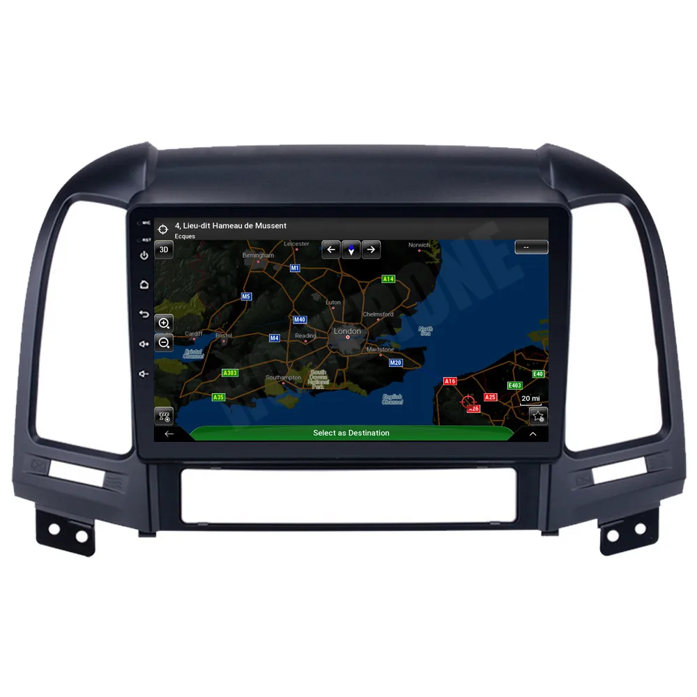 Автомагнитола для Hyundai Santa Fe SantaFe мультимедийный плеер на Android 10 с четырехъядерным