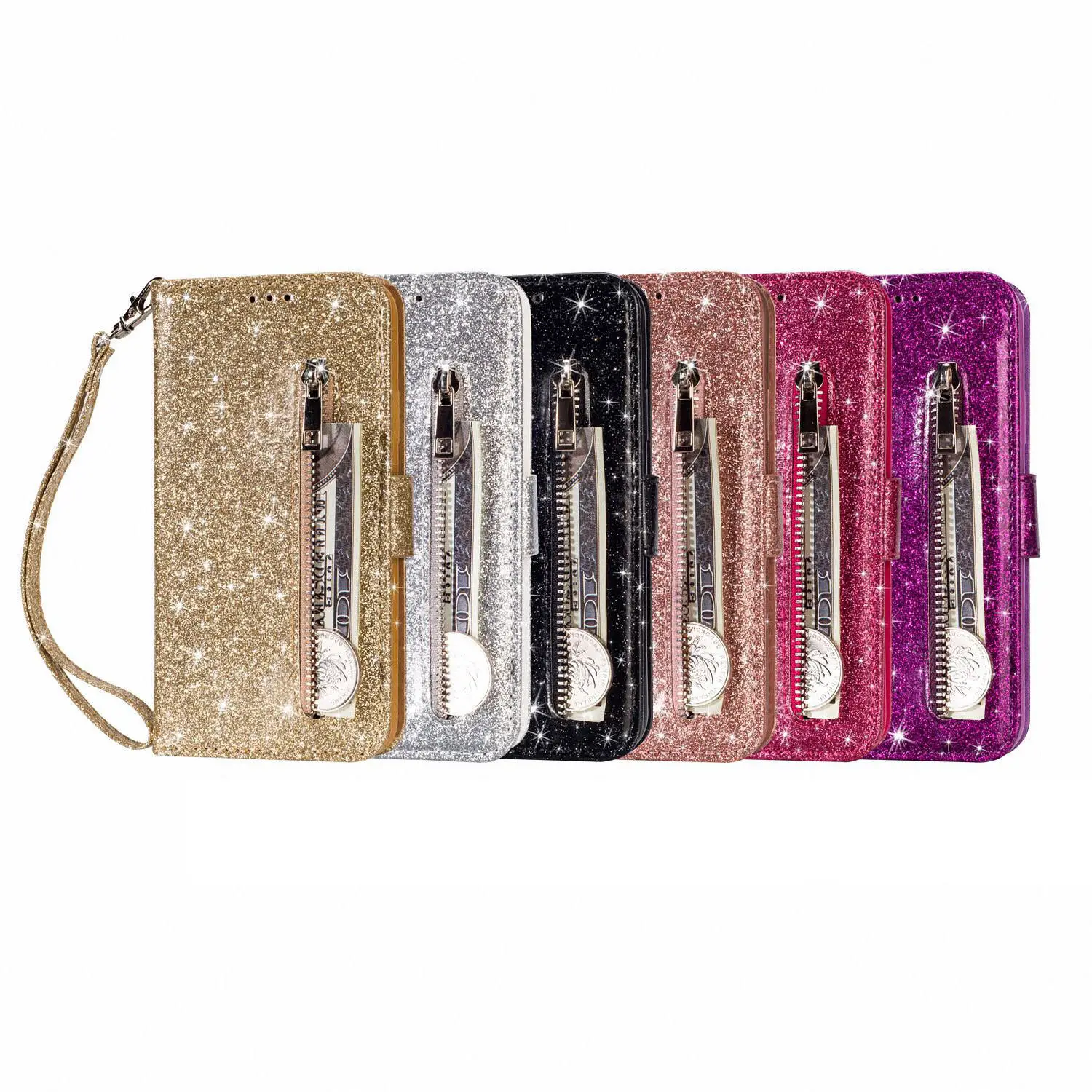 

Luxury Bling Glitter Case For LG K8 K10 2018 Leather Wallet Phone Case Flip Wallet Leather Cover For LG K8 2017 K8 2018 K10 2017