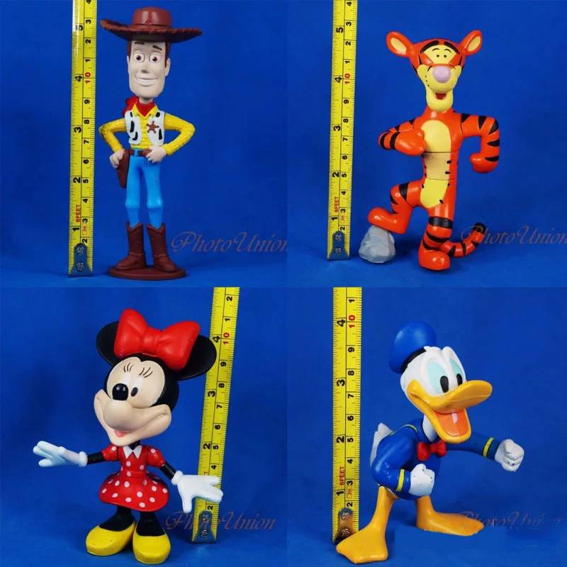 

Disney Doll Toy Assembled Figurines Toys Story Woody Donald Duck Daisy Minnie Mickey Mouse Action Figure Tigger Kids Gifts