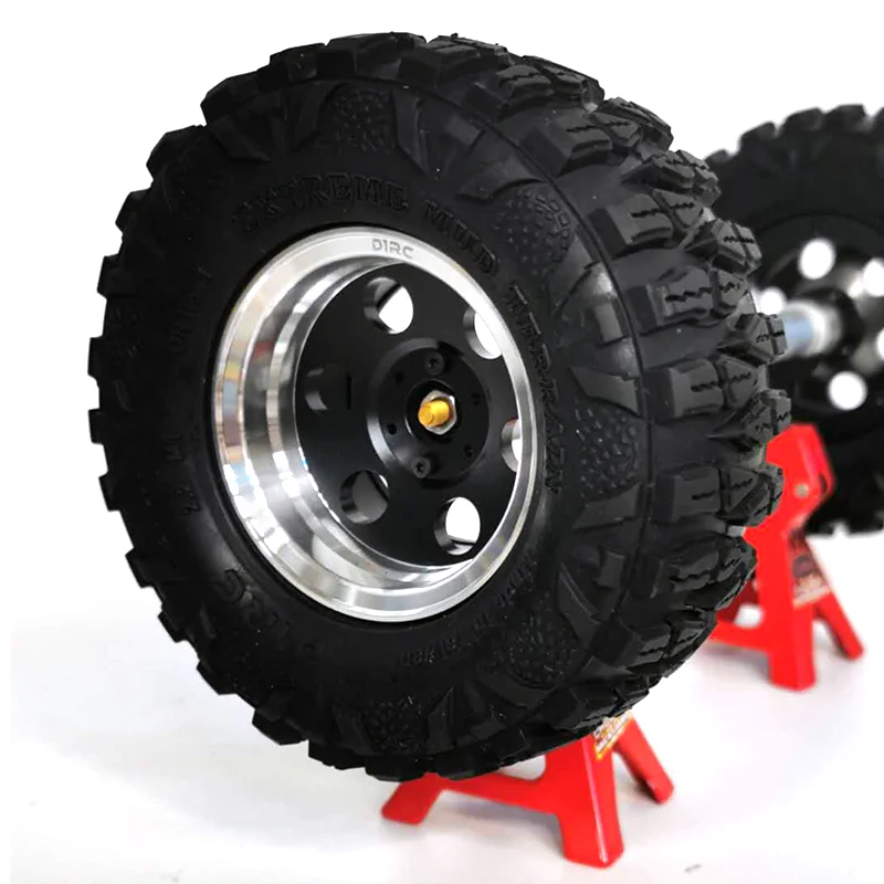 2 шт. CNC металлический сплав дюйма обод колеса Beadlock для 1/10 RC Гусеничный автомобиль