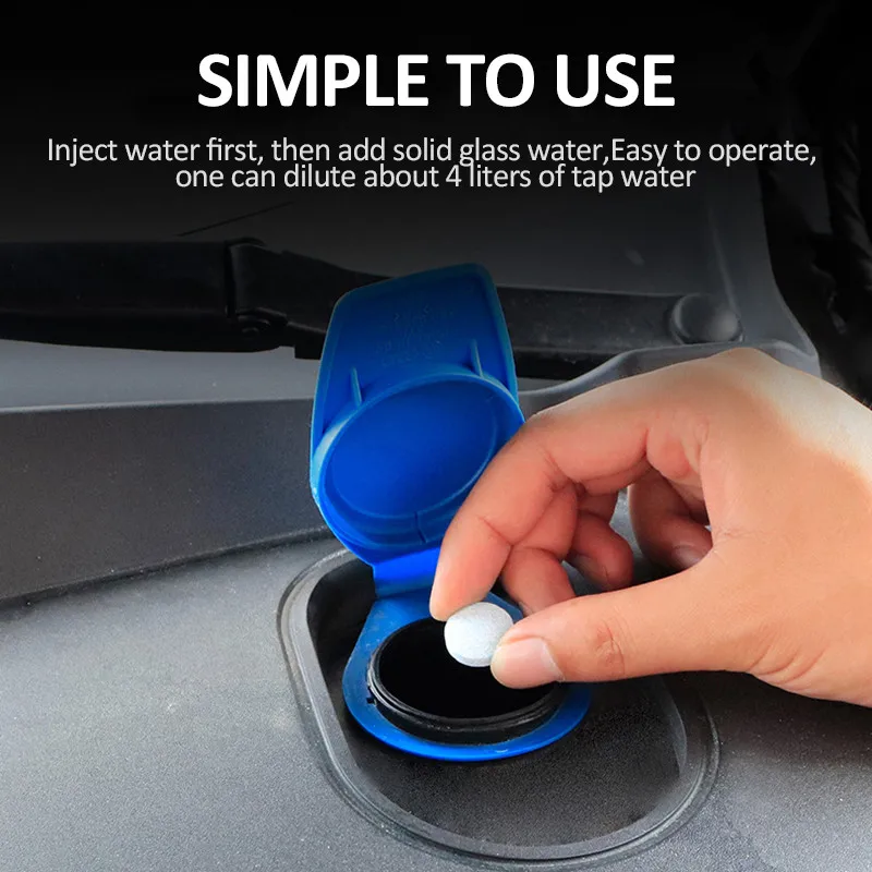 1 коробка/5 шт. = 20 л многофункциональные Твердые шипучие таблетки для автомобиля с