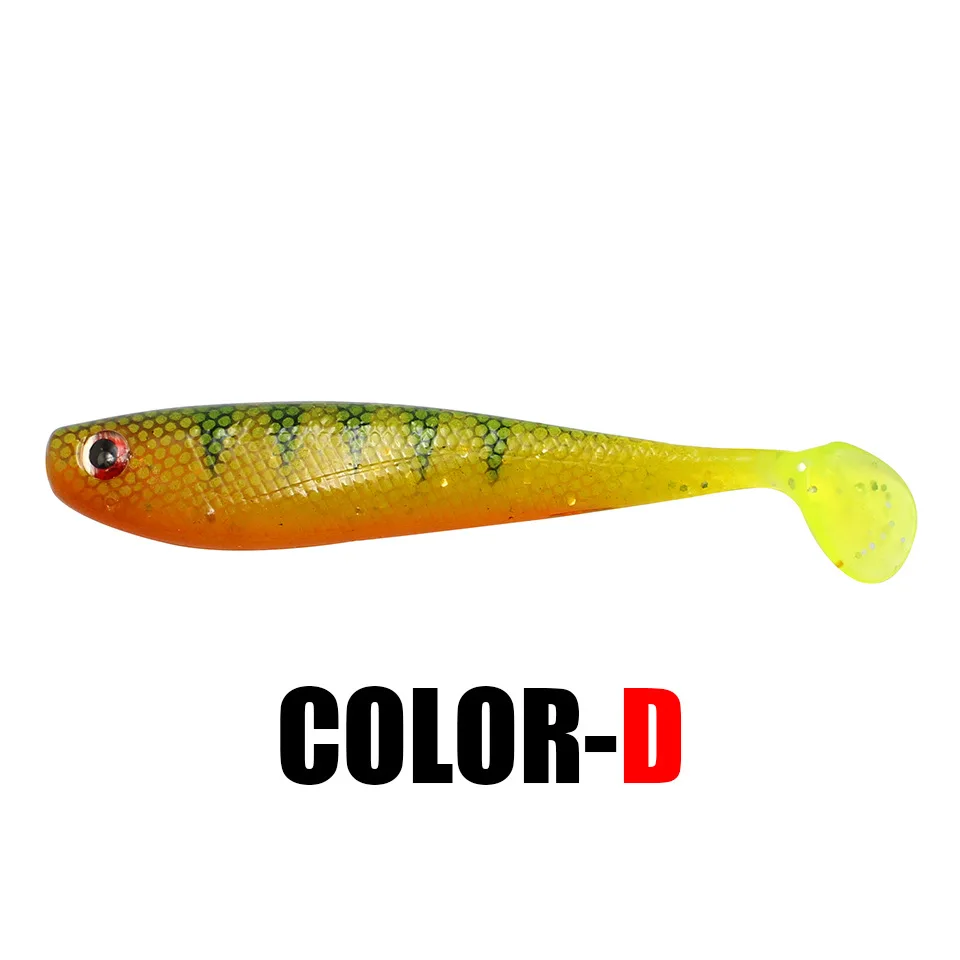3Pcs 13g 11.5cm Soft Fishing Lure Set PVA Sea Carp Accessories Tackle Tools Freshwater Sequins Plastic Artificial Bait | Спорт и