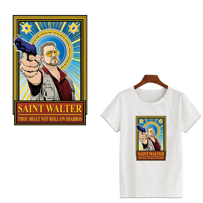 

Diy Iron On Transfer for T-Shirt Decals on Clothes Patches Gun Custom Ironing Stickers Printing Heat-sensitive Thermal Appliqued