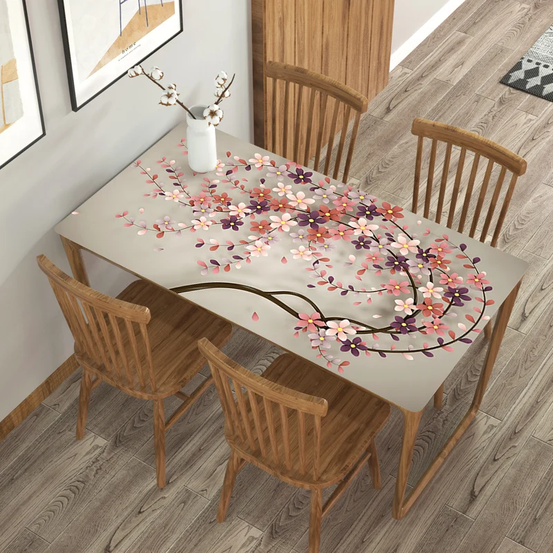 Водонепроницаемая маслостойкая Скатерть для журнального столика с 3D-принтом