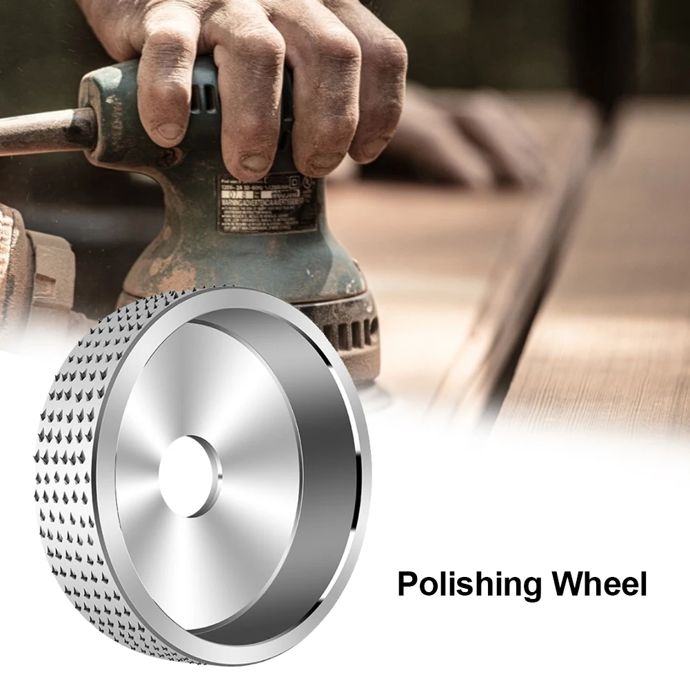 

75MM Burr Grinding Wheel Edge-Arc Grinding Woodworking Polishing Tool Angle Grinding