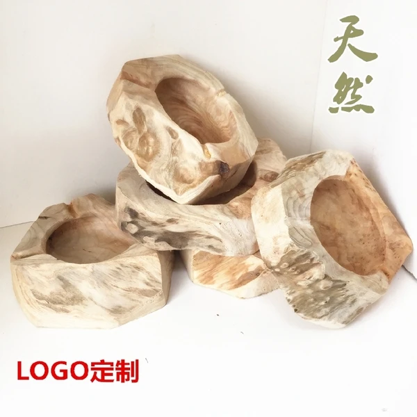 Оригинальная деревянная пепельница из натурального дерева крутая творческие