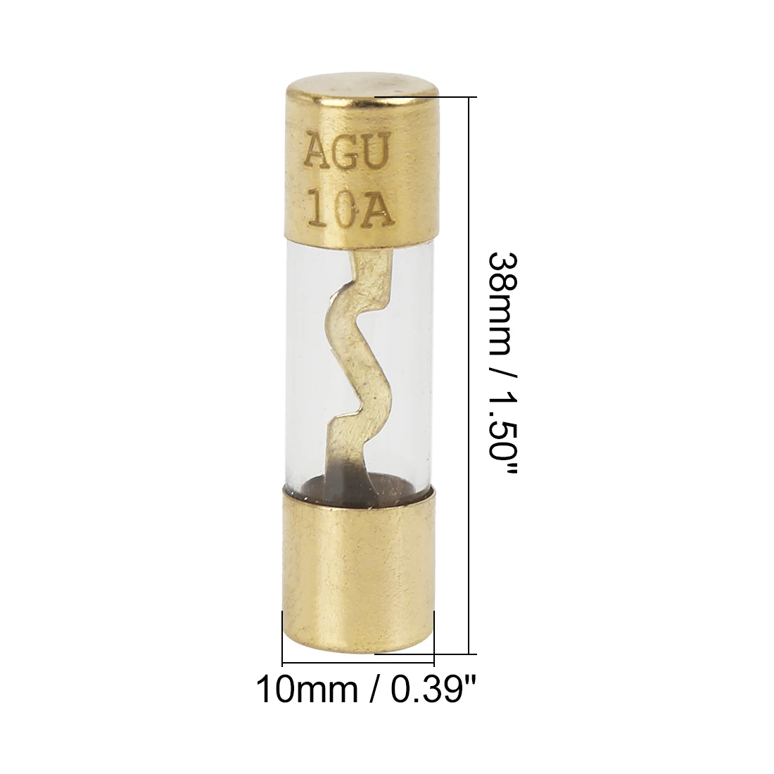 X Autohaux 4 6 8 Калибр AWG Встроенный держатель предохранителя с 10A 15A 20A 30A 40A 50A 60A 70A 80A 100A
