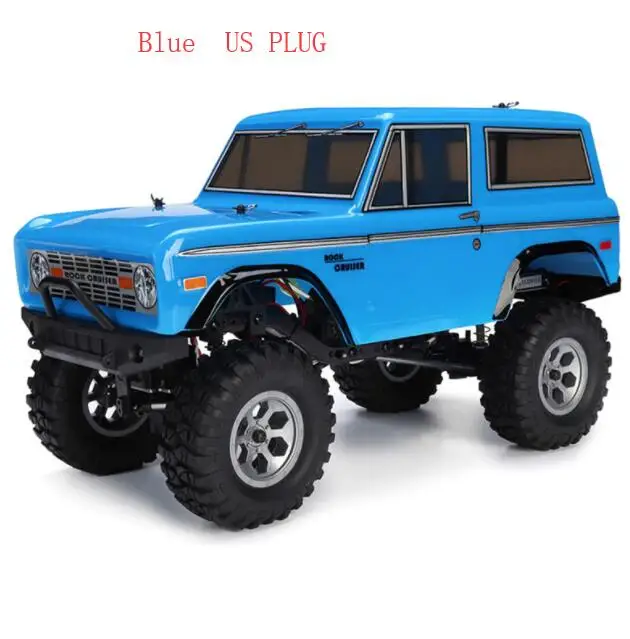Blue US PLUG HSP RGT 136100 монстр грузовик 1/10 2,4 г 4WD гоночный Радиоуправляемый автомобиль водонепроницаемый большой ноги внедорожный грузовик Bluetooth дистанционное управление автомобили игрушки - Цвет: Blue US PLUG