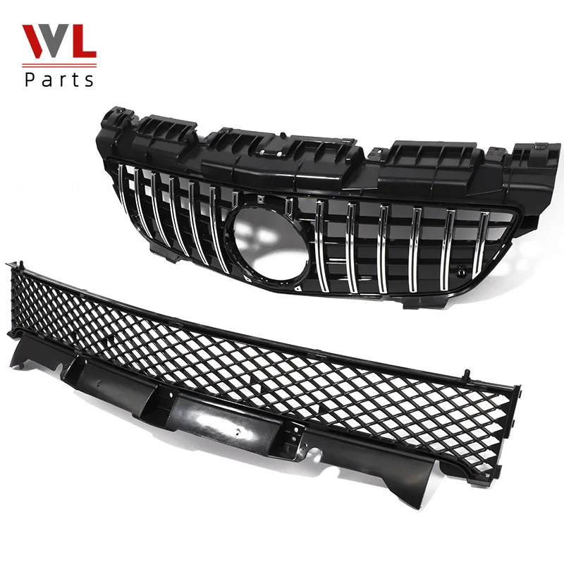 Передняя Верхняя и нижняя решетка для Mercedes Benz SLK R172 SLK200 SLK350 2012-2016