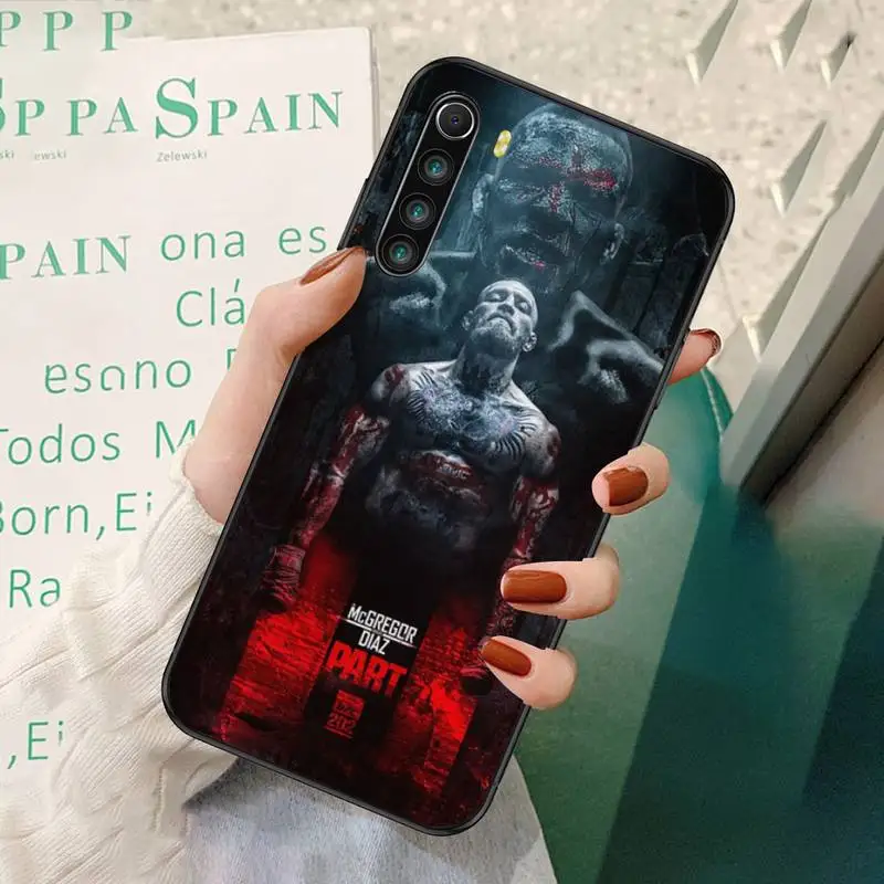 

Conor Mcgregor Boxing King Cover Black Soft Phone Cases For Redmi 7 8 9 A K20 30 Pro Note 8 9 Pro 9s