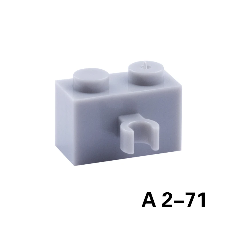 

10Pcs Bricks 30237 Smartable Brick 1x2 with Clip Vertical Building Blocks MOC Parts Toys Small Particle Parts Kid Toys Gifts