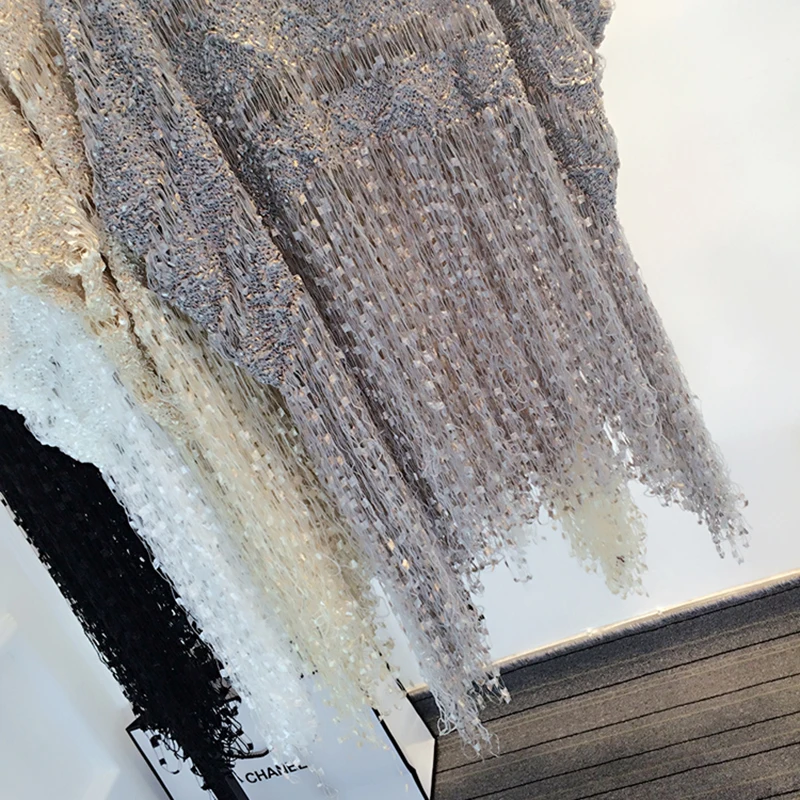 Женский свитер с рукавами летучая мышь Осенний ажурный топ бахромой пикантная