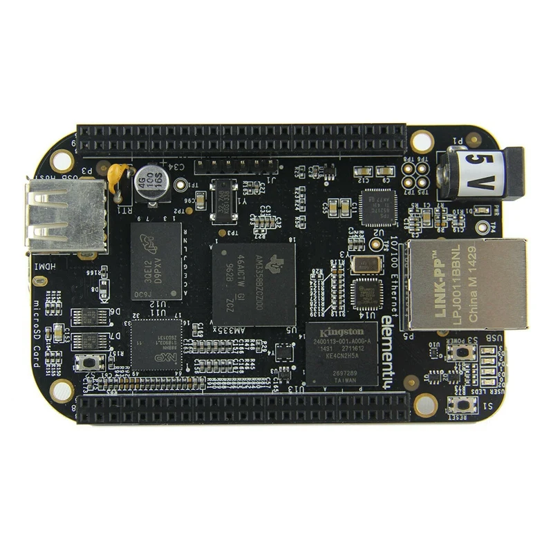 Beaglebone черный Bb Black Rev C 4 ГБ Emmc Am335X Cortex A8 платформа разработки одной платы Embest