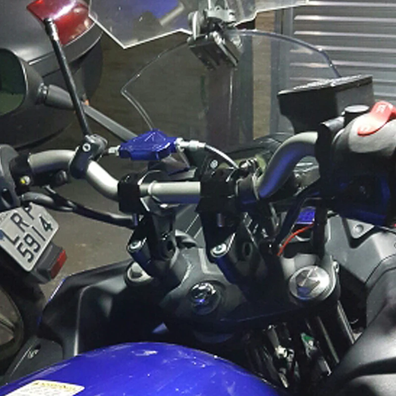 Аксессуары для мотоциклов CNC алюминиевый руль стояки 32 мм бар зажим ручка барные