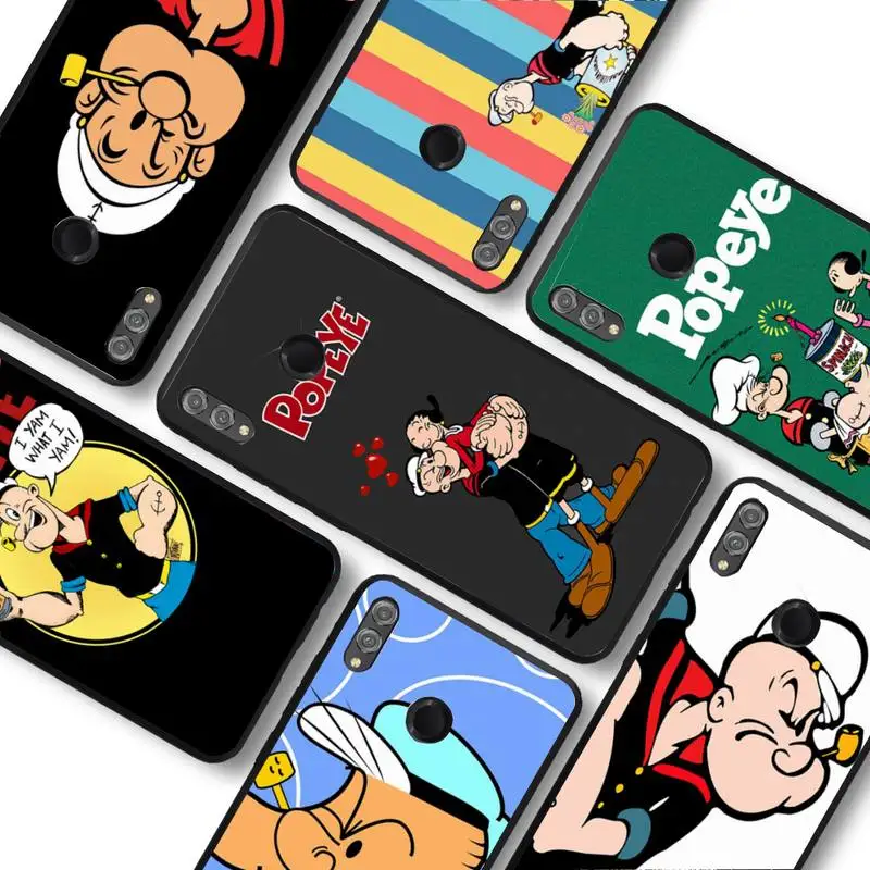 

po pe ye spinach Phone Case For Huawei honor10Lite 10i 20 8x 10 Funda for Honor9lite 9xpro Back Coque