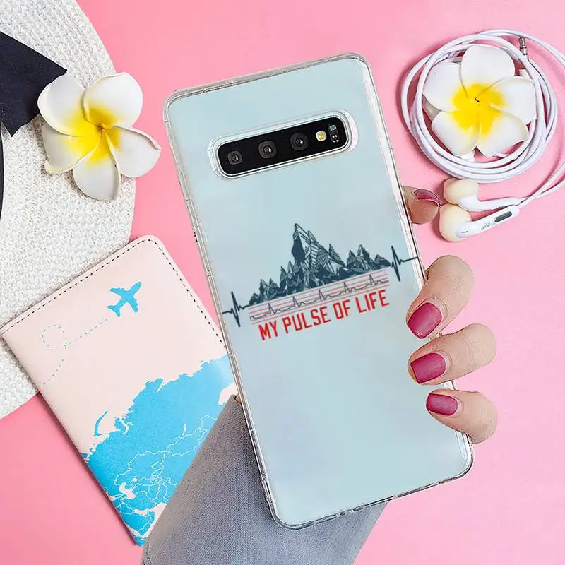 

Fashion luxury mountain design Phone Case Transparent for Samsung A71 S9 10 20 HUAWEI p30 40 honor10i 8x xiaomi note8 Pro 10t 11