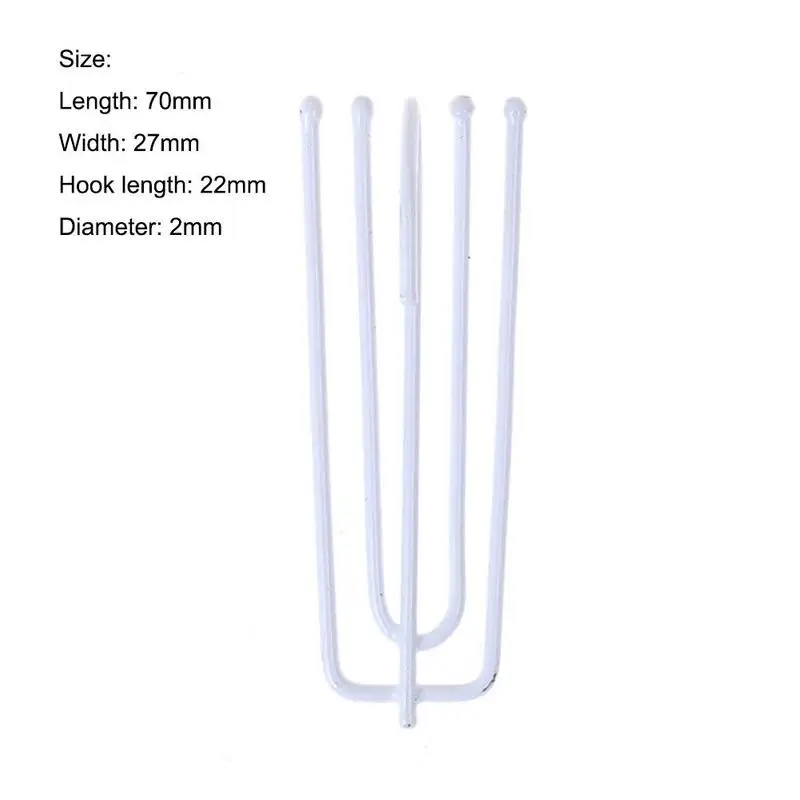 

Four Claw Hook Metal Four Fork Curtain Window Decoration Curtain Cloth Hardware Clamp Tracks Home DIY Accessories Ring C6U7