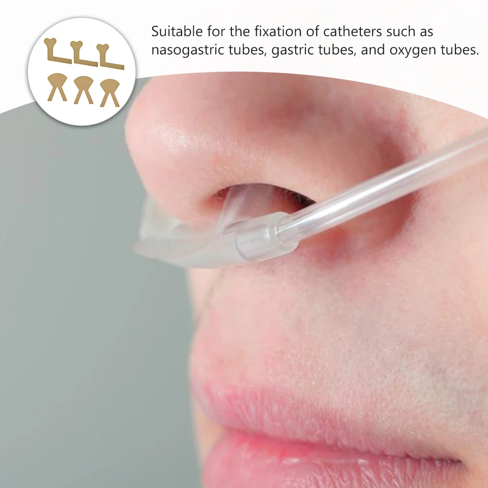 

2Pcs Nose Bridge Fixed Sticker Nasal Fixing Stomach Tube Adhesive Tape Fixation