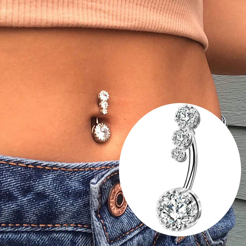 Кольцо для пирсинга пупка мужчин и женщин ювелирное изделие с круглыми